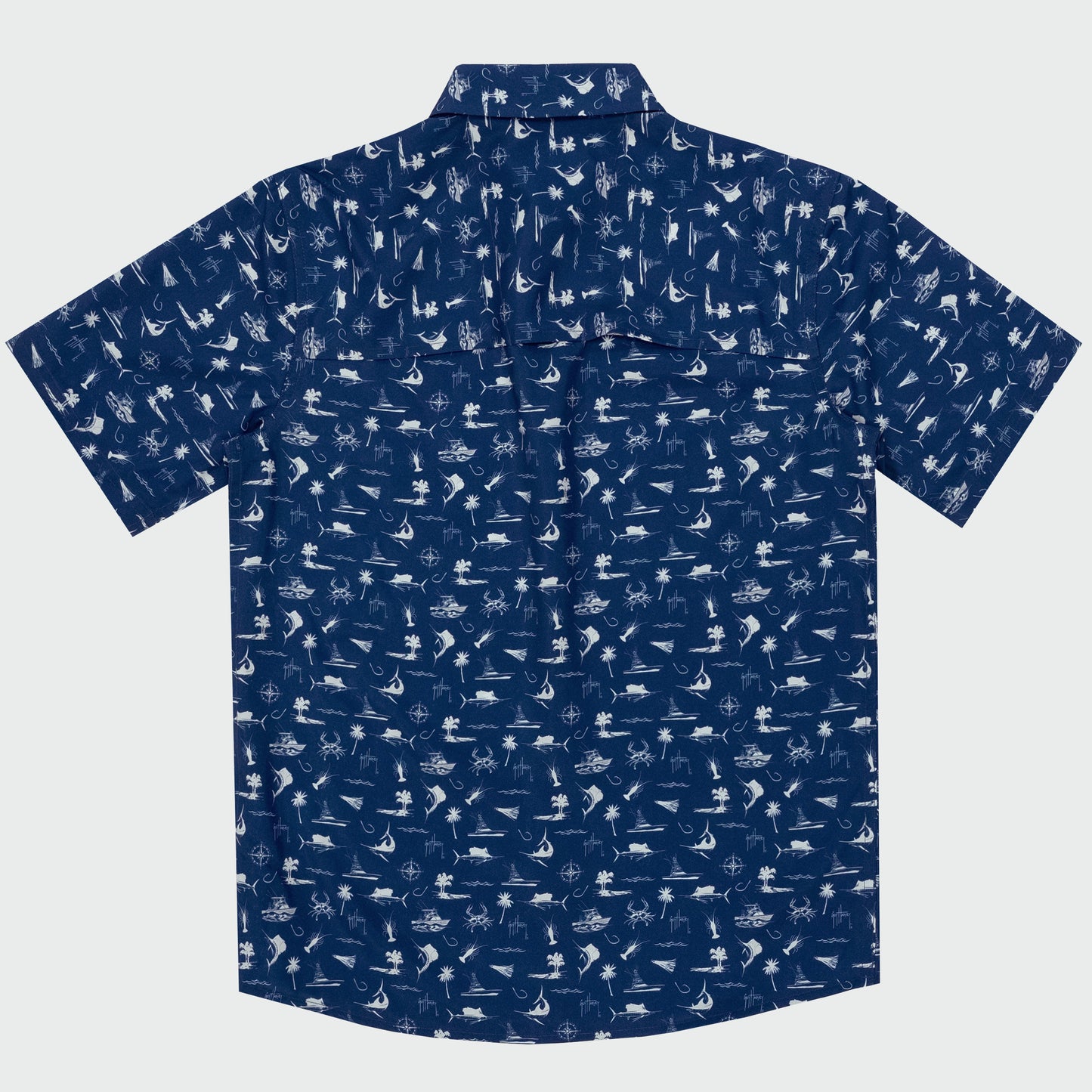 Mariner Fishing Shirt - Maritime Motif
