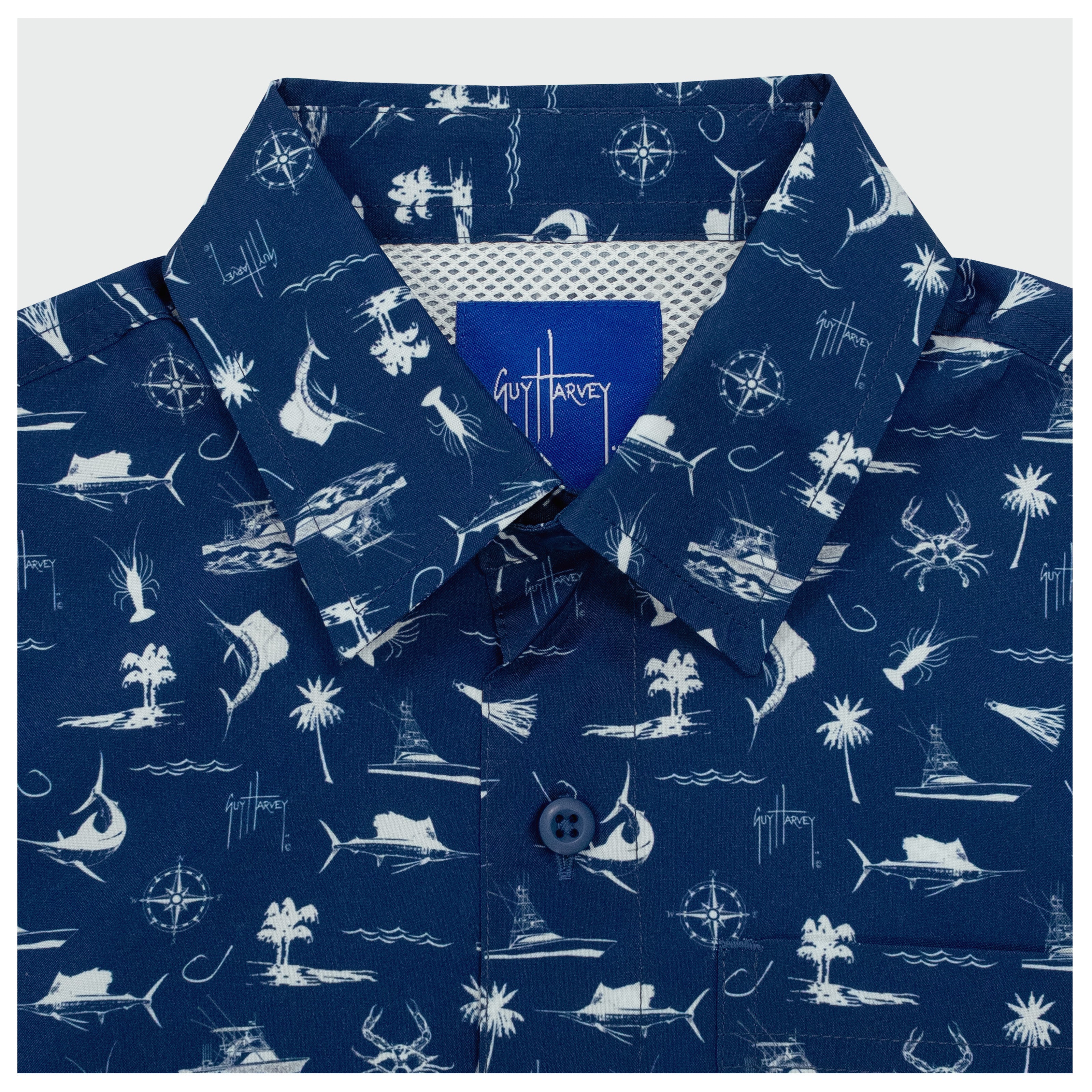 Mariner Fishing Shirt - Maritime Motif