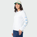 Women's Marlin Air Sun Protection Hood - Bright White