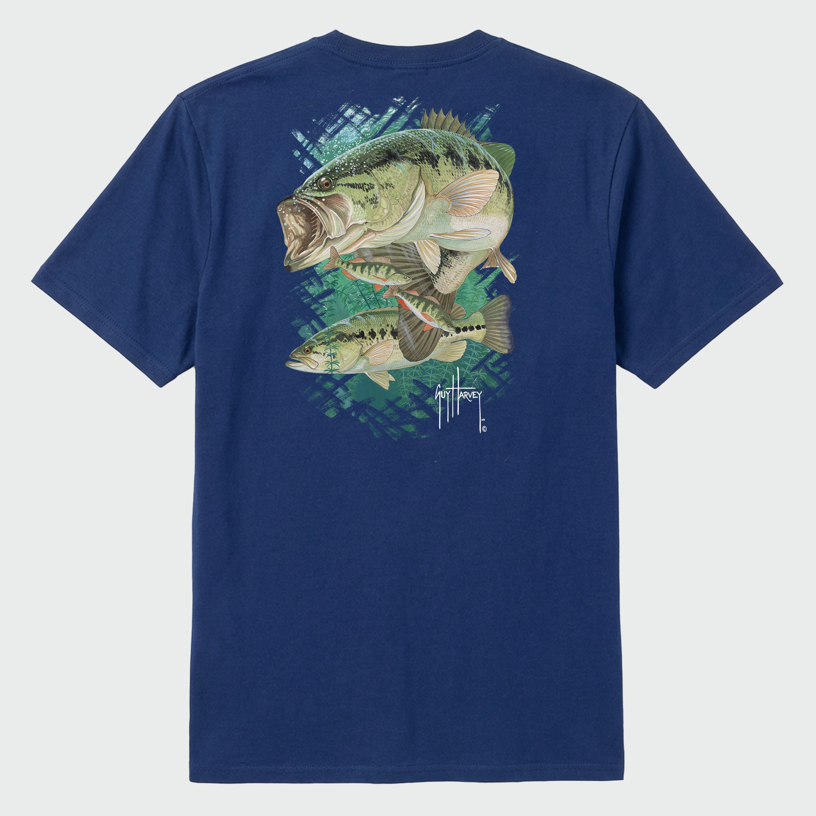 Criss Cross OG Pocket Fishing Tee | Guy Harvey – Guy Harvey