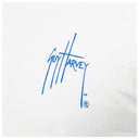 Blue Guy Harvey logo on a white background