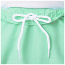 Men's Light Green Solid 7" Swim Trunks