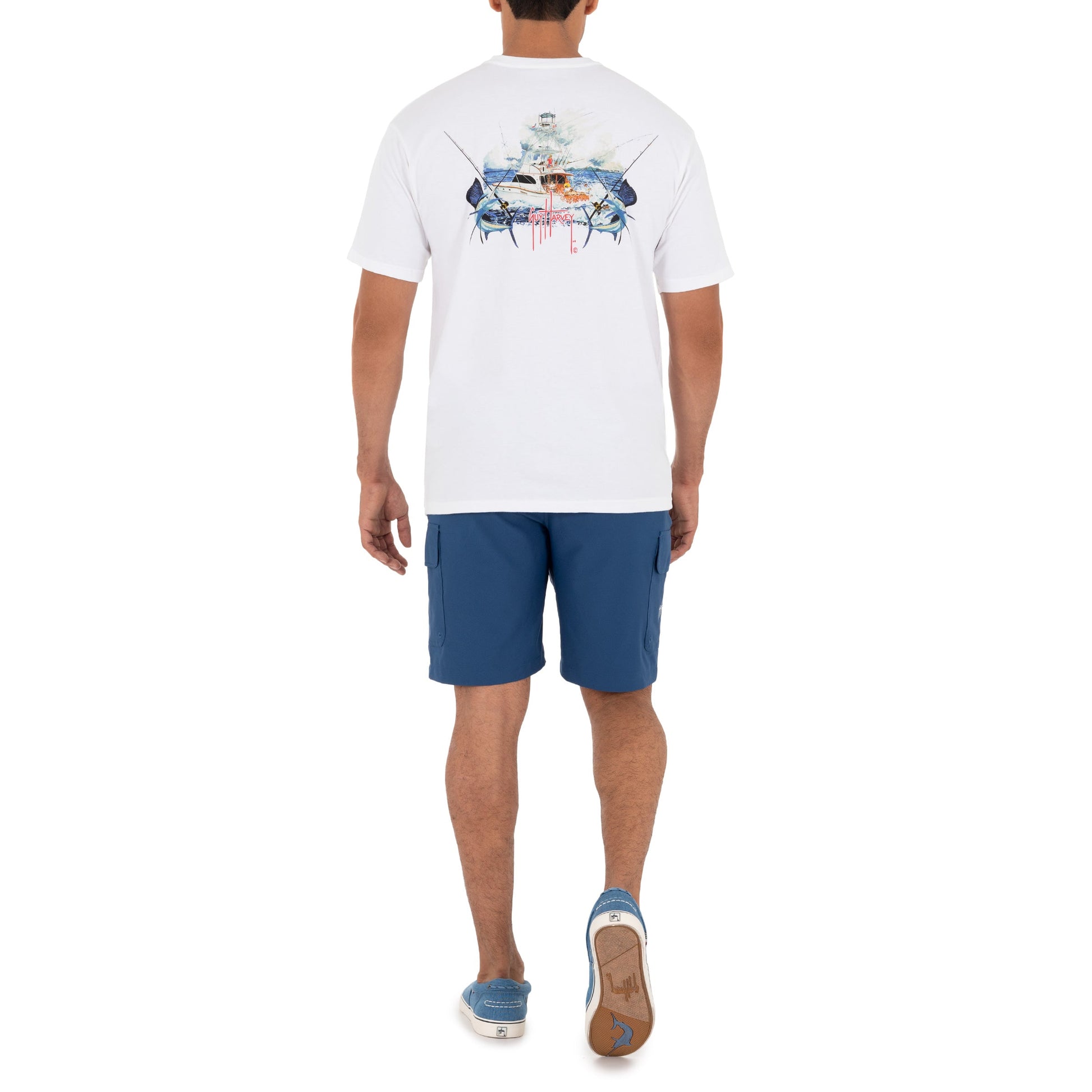 Men's Paradise Fishing Short Sleeve T-Shirt View 4