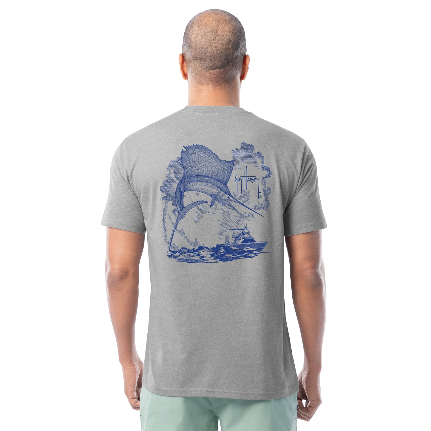 Men's Sail Crosshatch Lightweight Tee