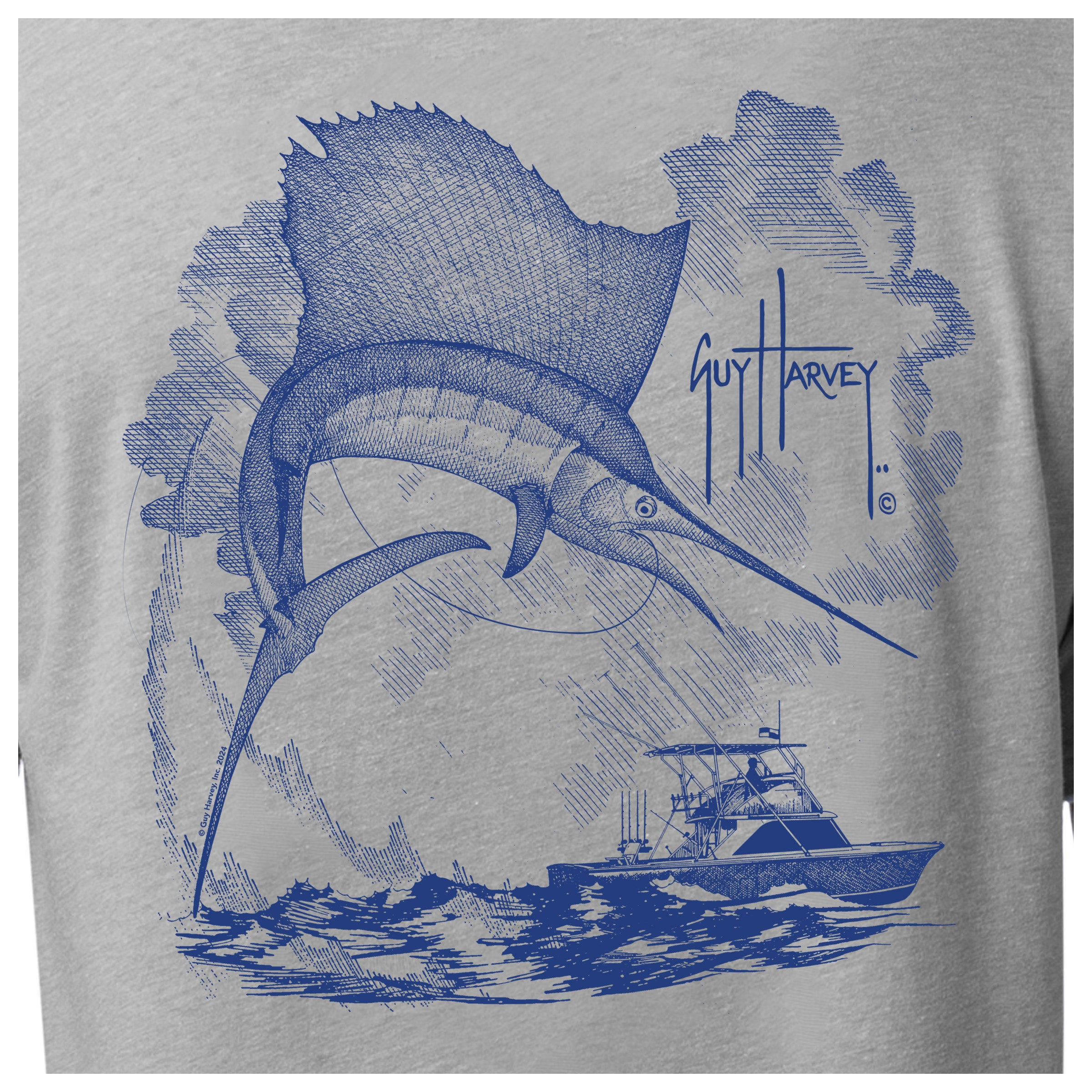 Men's Sail Crosshatch Lightweight Tee