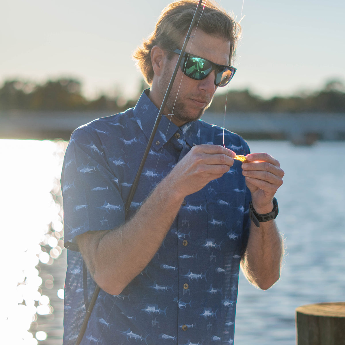 Men's Button Down Fishing Shirts