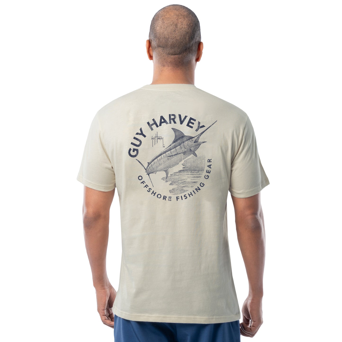 Men's Core Stencil Lightweight Pocket Tee