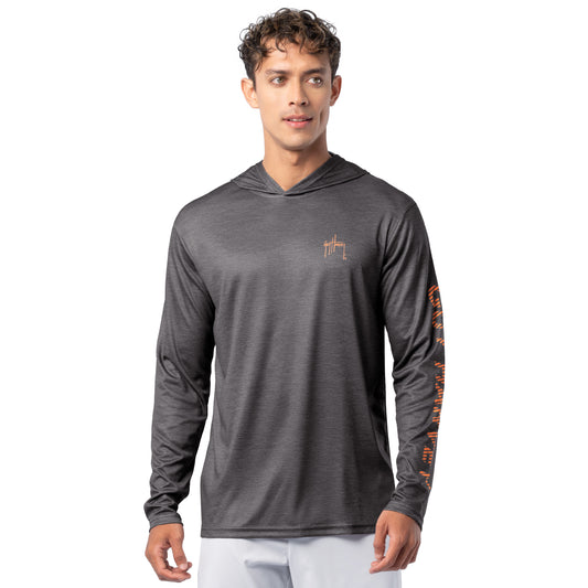 Men's Freshwater Collage UPF 50 Sun Protection Hoodie