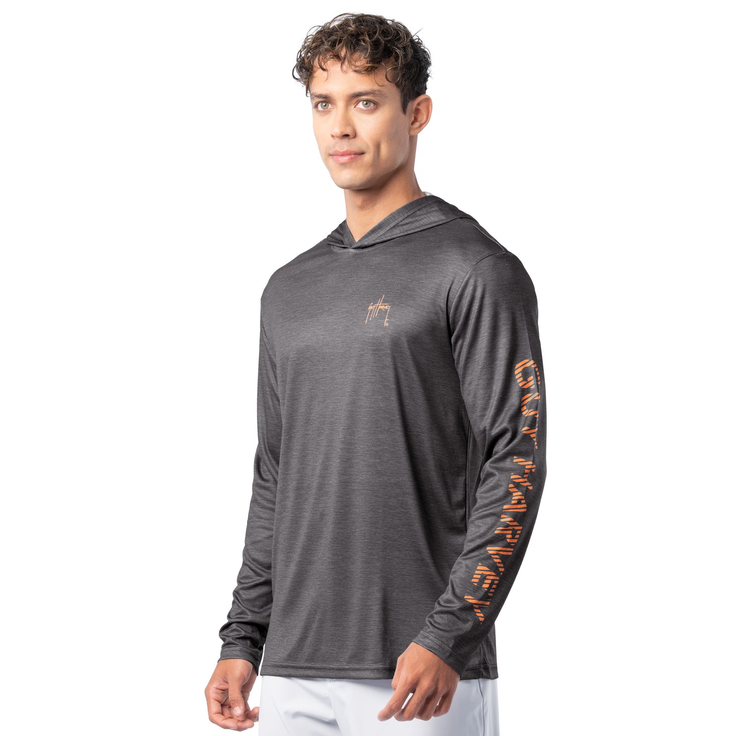 Men's Freshwater Collage UPF 50 Sun Protection Hoodie