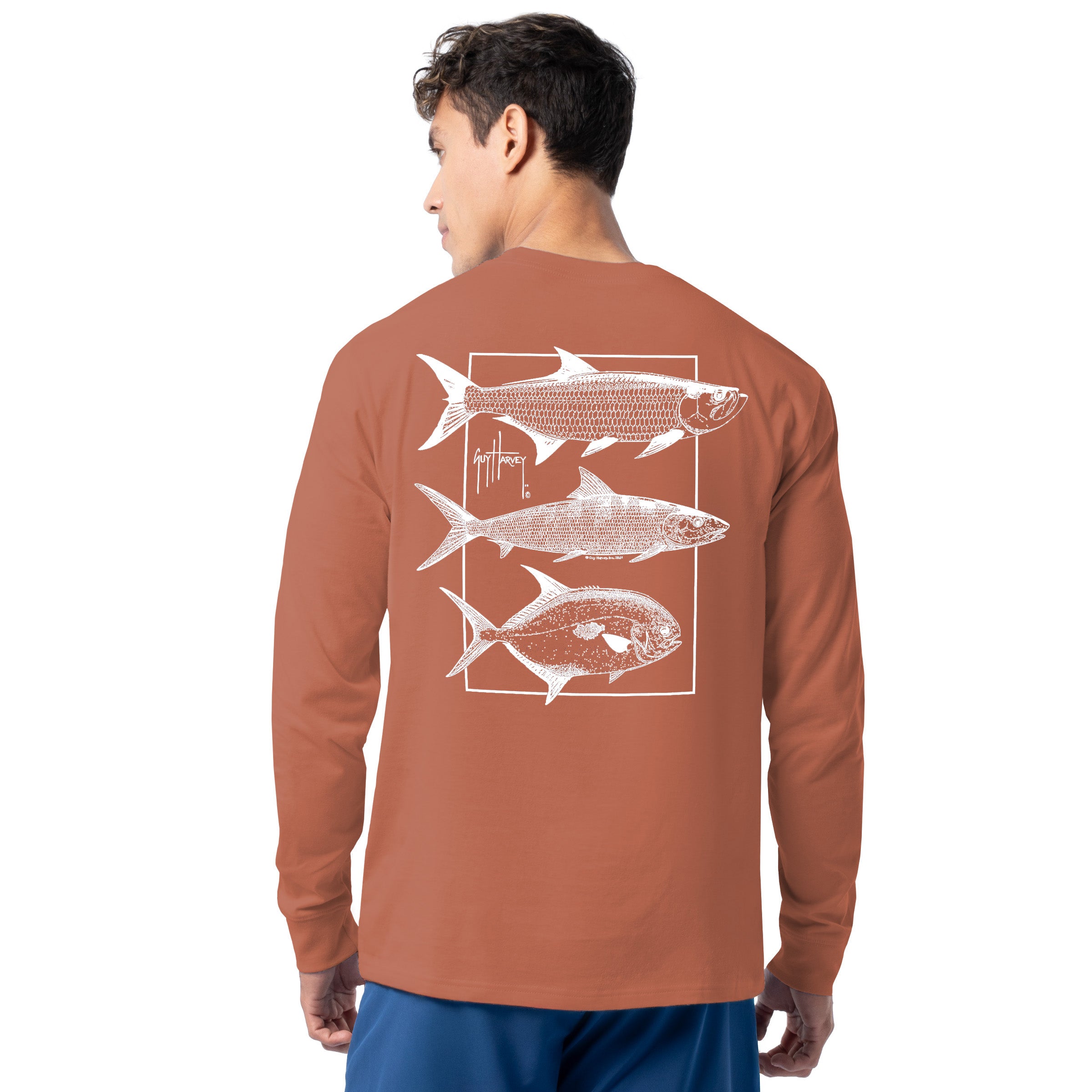 Men's Inshore Stamp Lightweight Long Sleeve T-Shirt