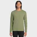 Men's Marlin Air Sun Protection Crew - Oil Green