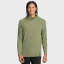 Men's Marlin Air Sun Protection Gaiter Hood - Oil Green