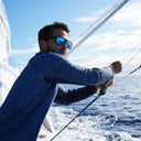 Men's Marlin Air Sun Protection Printed Crew - Saltwater AO