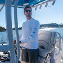 Men's Marlin Air Sun Protection Crew - Bright White