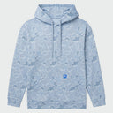 A blue camo Guy Harvey Navigator Fleece Pullover hoodie