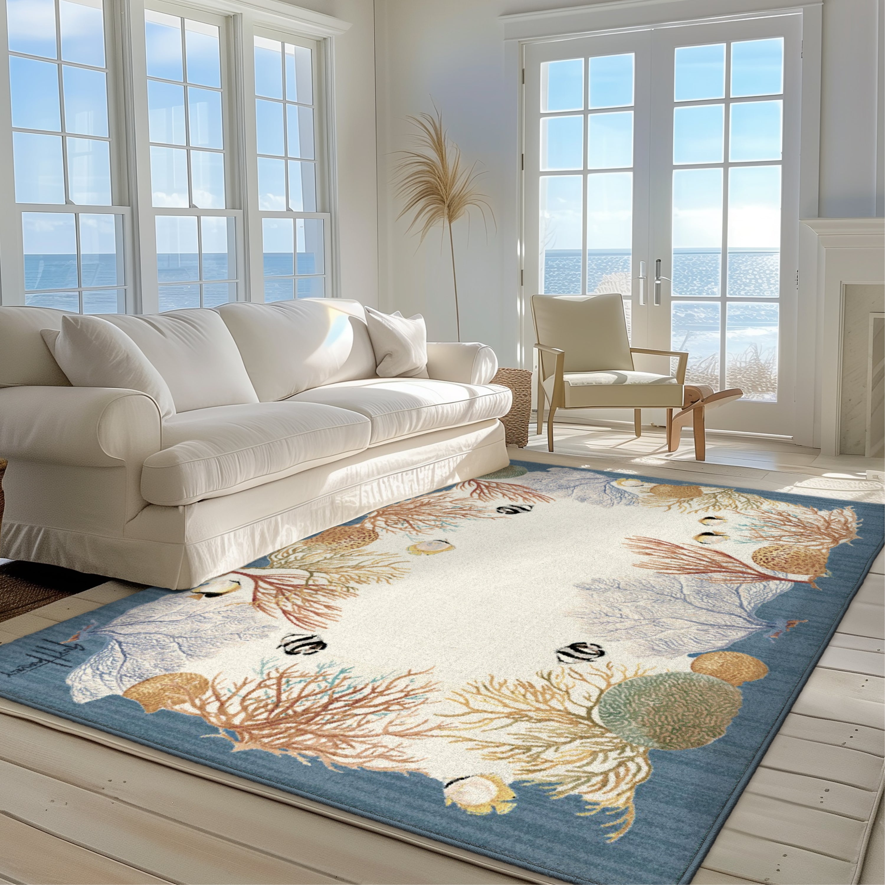 Sea Fans Area Rug