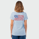 Shoreline V Neck Tee - American Floral