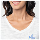 Shoreline V Neck Tee - American Floral