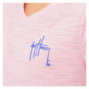 Shoreline V Neck Tee - Salty Scallop