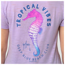 Shoreline V Neck Tee - Tropic Vibes