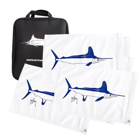 Signature White Marlin Flag Pack