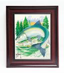 "Sockeye at Secluded Bay" Tile Art