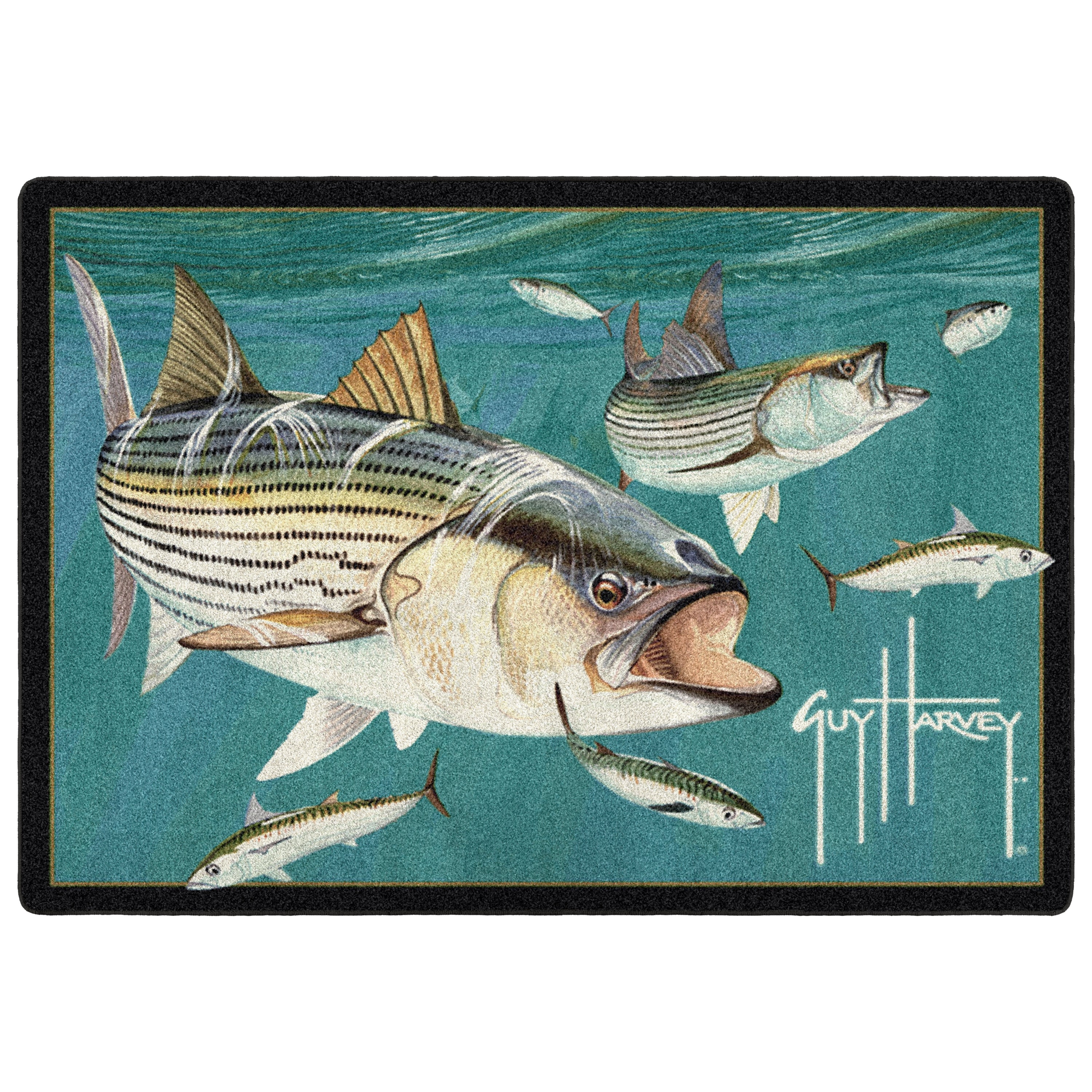 Stripped Bass Area Rug – Guy Harvey