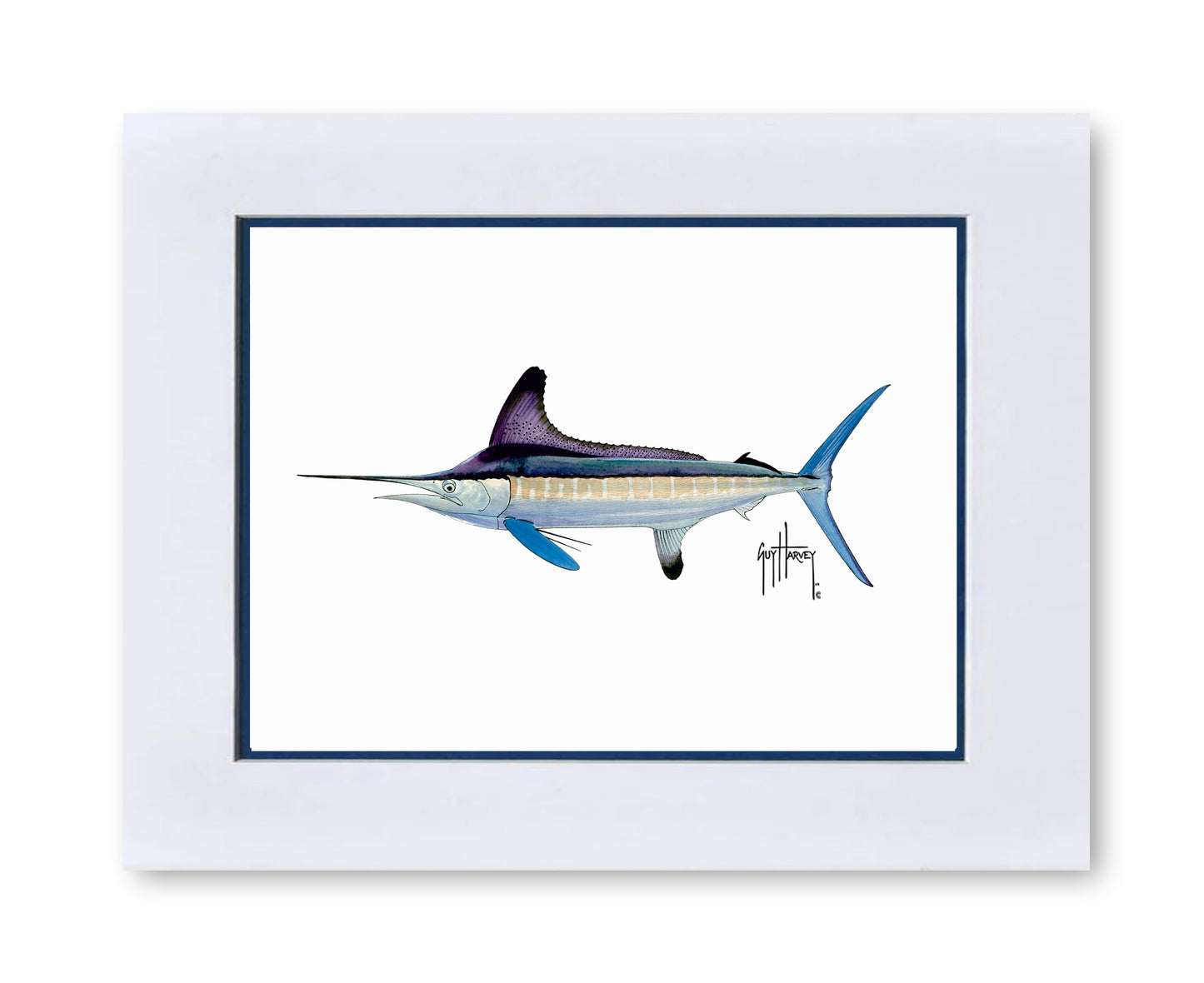 "White Marlin" Grande Mini Print