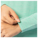 Sleeve cuff close-up showing soft fleece texture