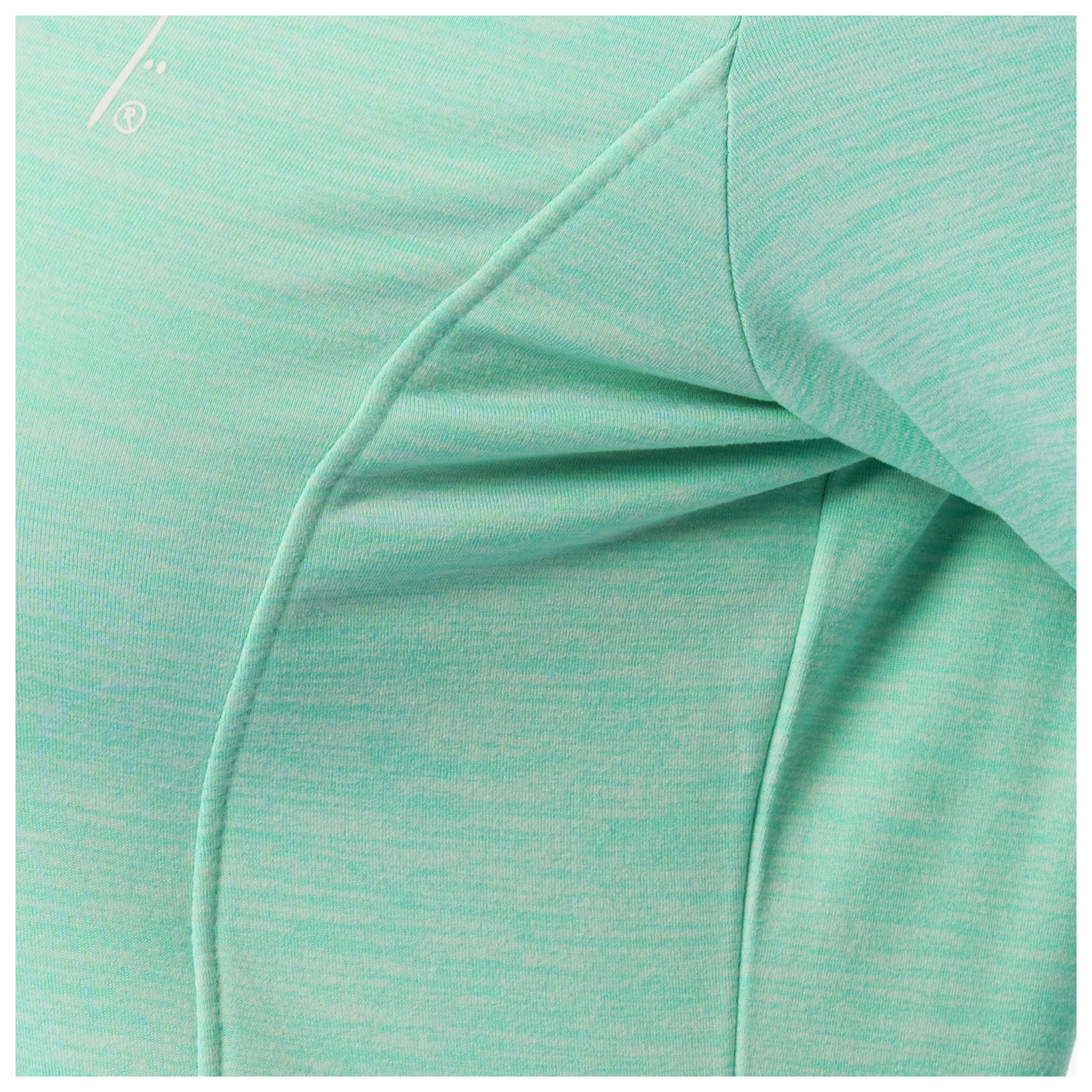 Stitching detail on side panel of pullover