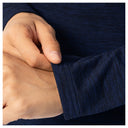 Sleeve cuff detail showing soft brushed fleece texture