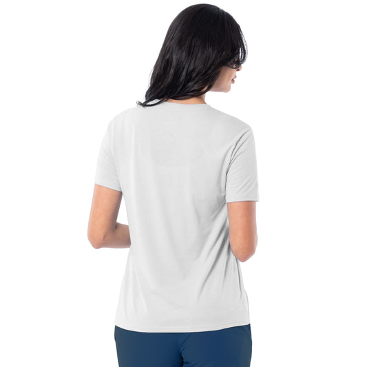 Women's Flower Floral Lightweight Crew Neck T-Shirt