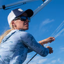 Women's Marlin Air Sun Protection Printed Hood - Mallard Camo