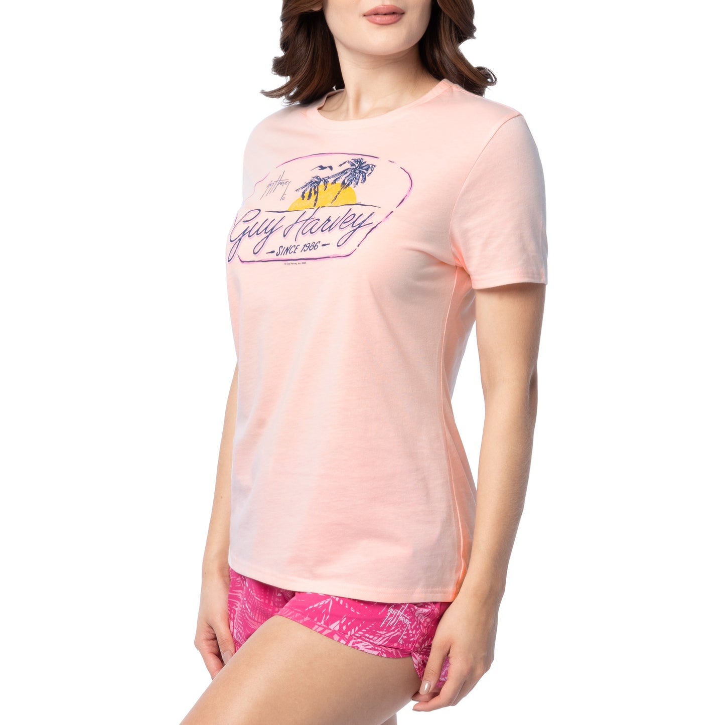Women's Retro Scene Lightweight Crew Neck T-Shirt