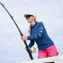 Women's Marlin Air Sun Protection Hood - Estate Blue