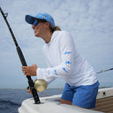 Women's Marlin Air Sun Protection Hood - Bright White