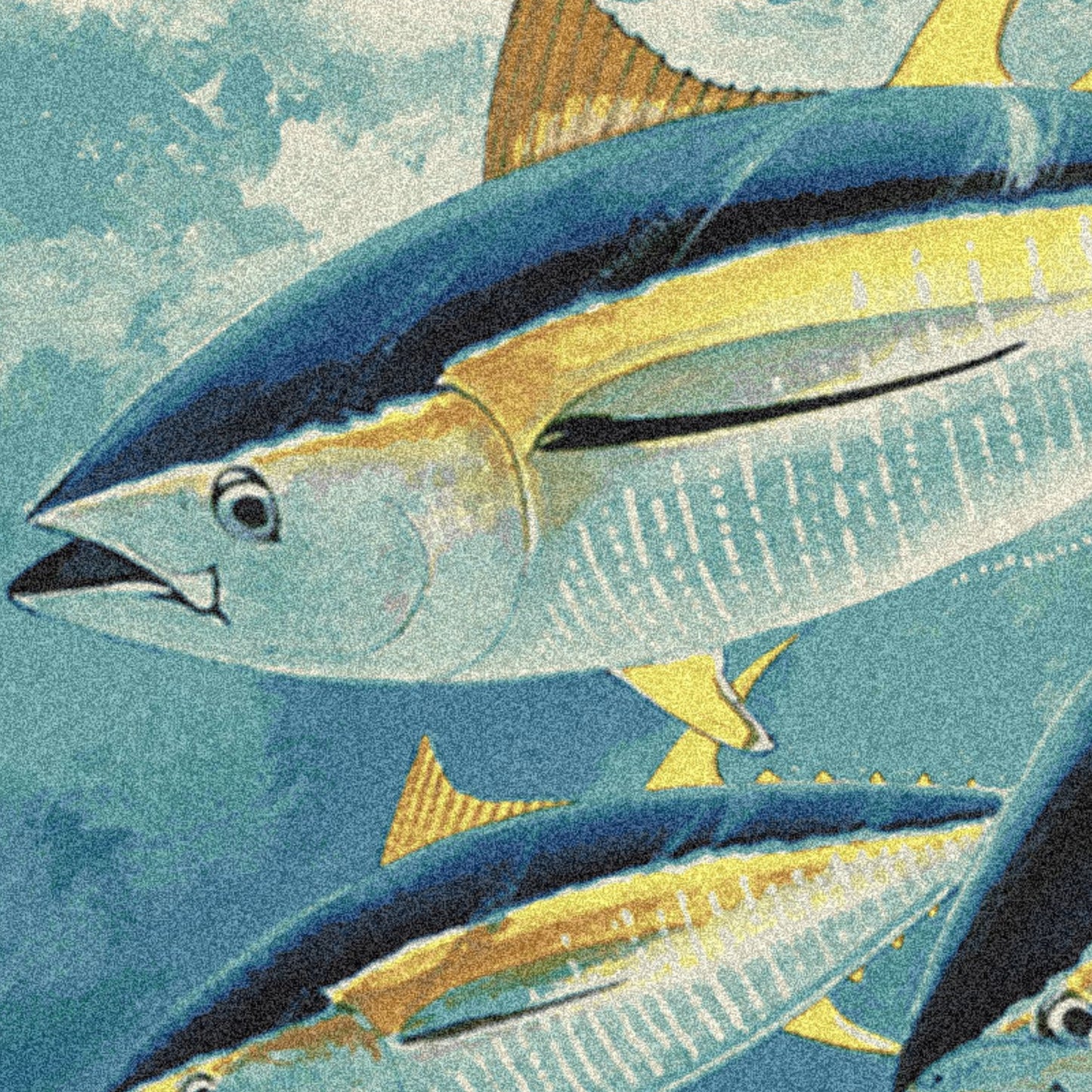 Yellowfin Tuna Area Rug