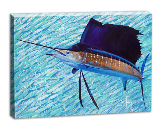 "Bait Wall" Small Canvas Art