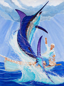 "Hats Off Blue" Original
