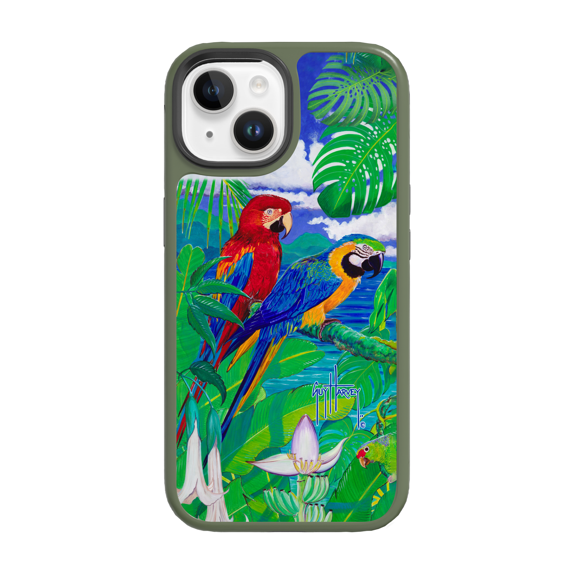 iPhone 15 Models - Fortitude Tropical Parrot Phone Case