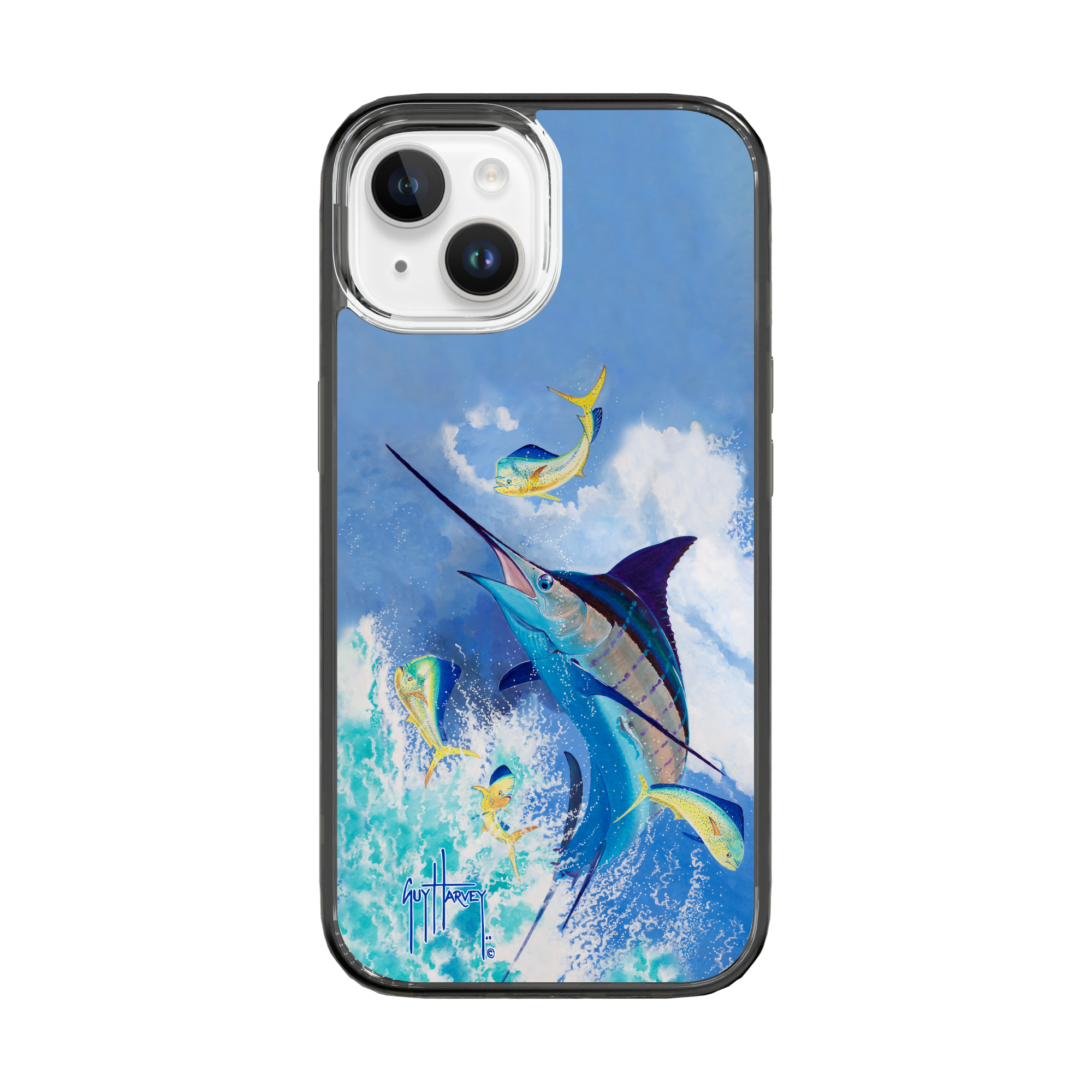 iPhone 15 Models - Magnitude Blue Commocean Phone Case View 6