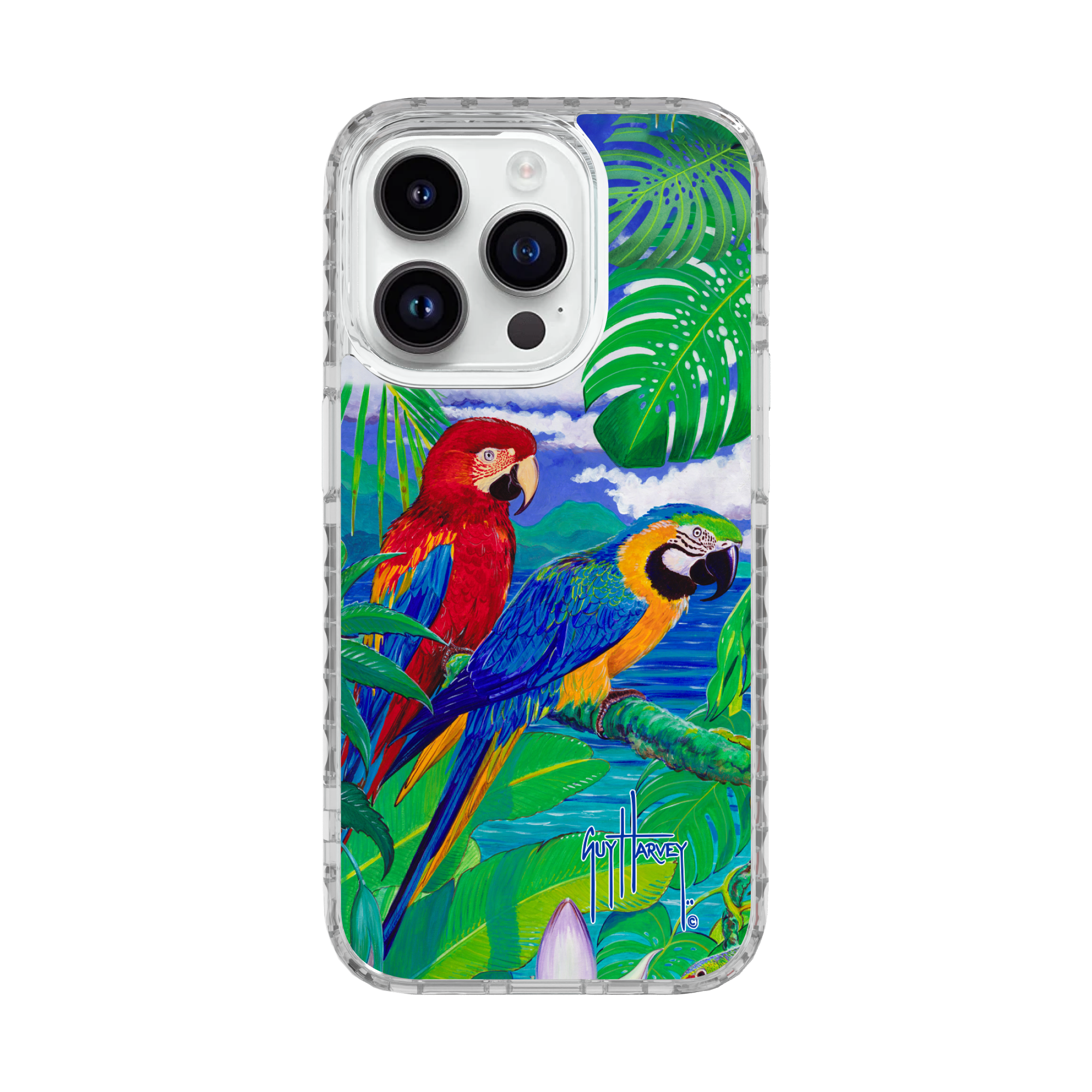 iPhone 15 Models - Magnitude Tropical Parrot Phone Case