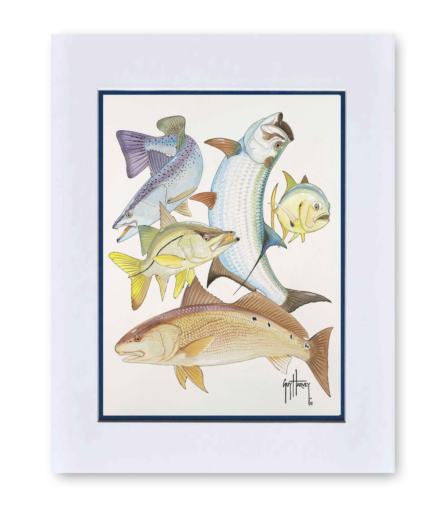 "Inshore Collage II" Grande Mini Print