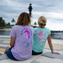 Shoreline V Neck Tee - Tropic Vibes