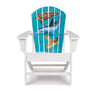 Turtle Ray and Porpoise Adirondack Chair