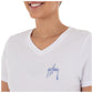 Ladies Seahorse Short Sleeve White T-Shirt