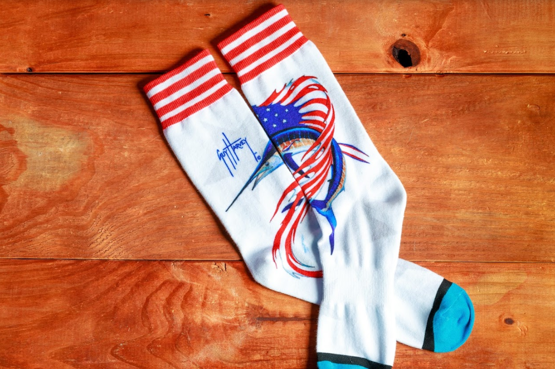 Americana White Socks View 3