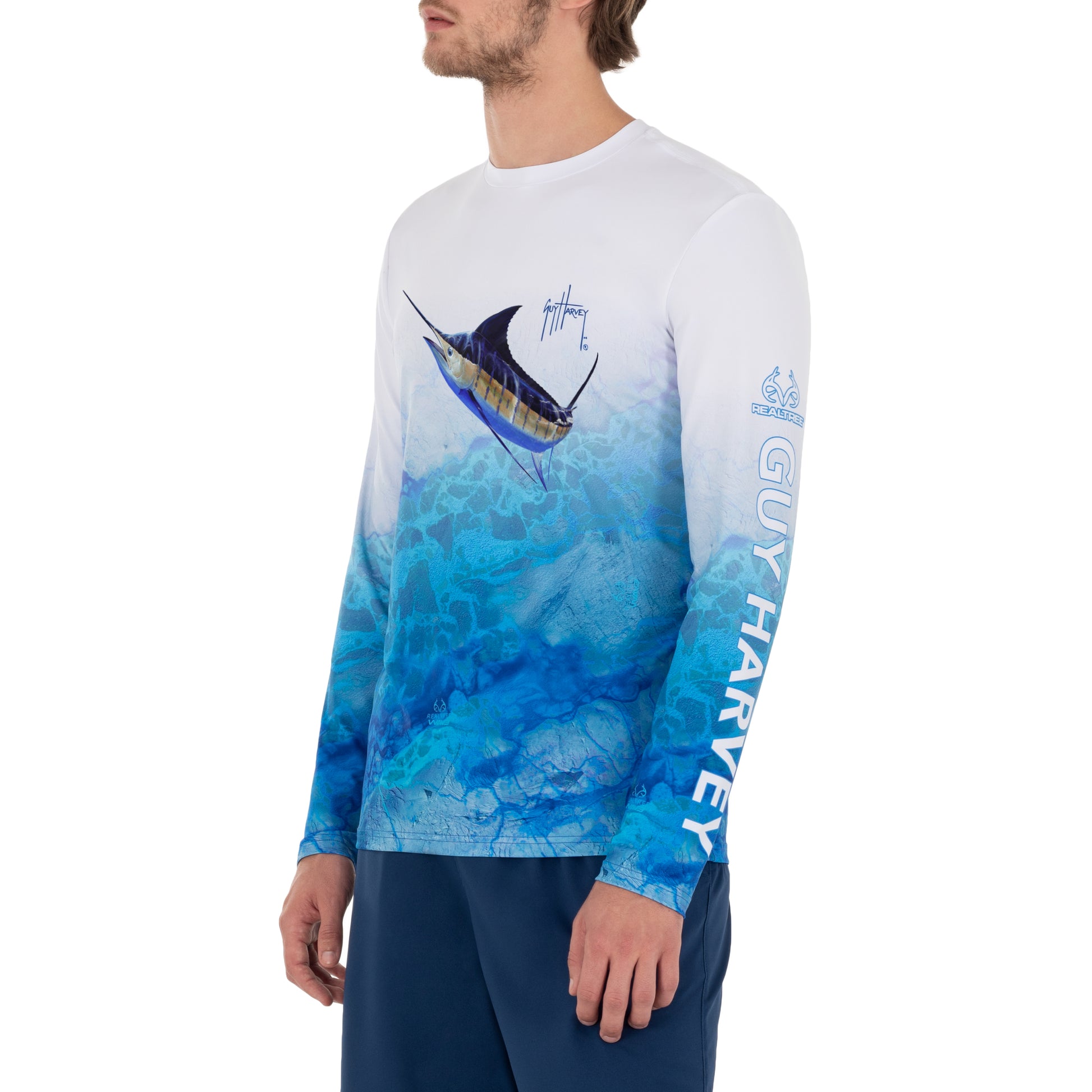 Ocean+Coast Long Sleeve Realtree Camo Fishing Shirt, Men's Small 