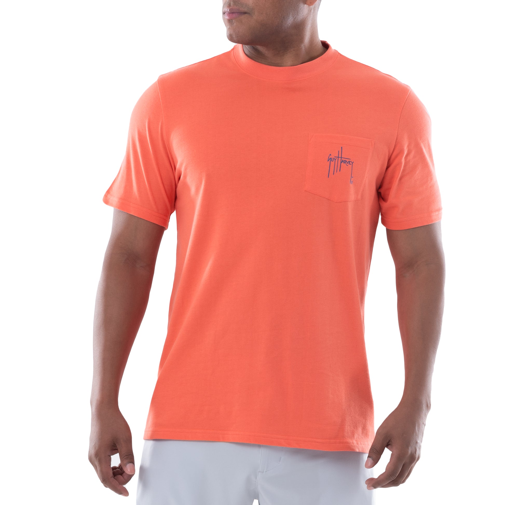 Men's Tuna Splash Short Sleeve Crew Neck Pocket T-Shirt – Guy Harvey