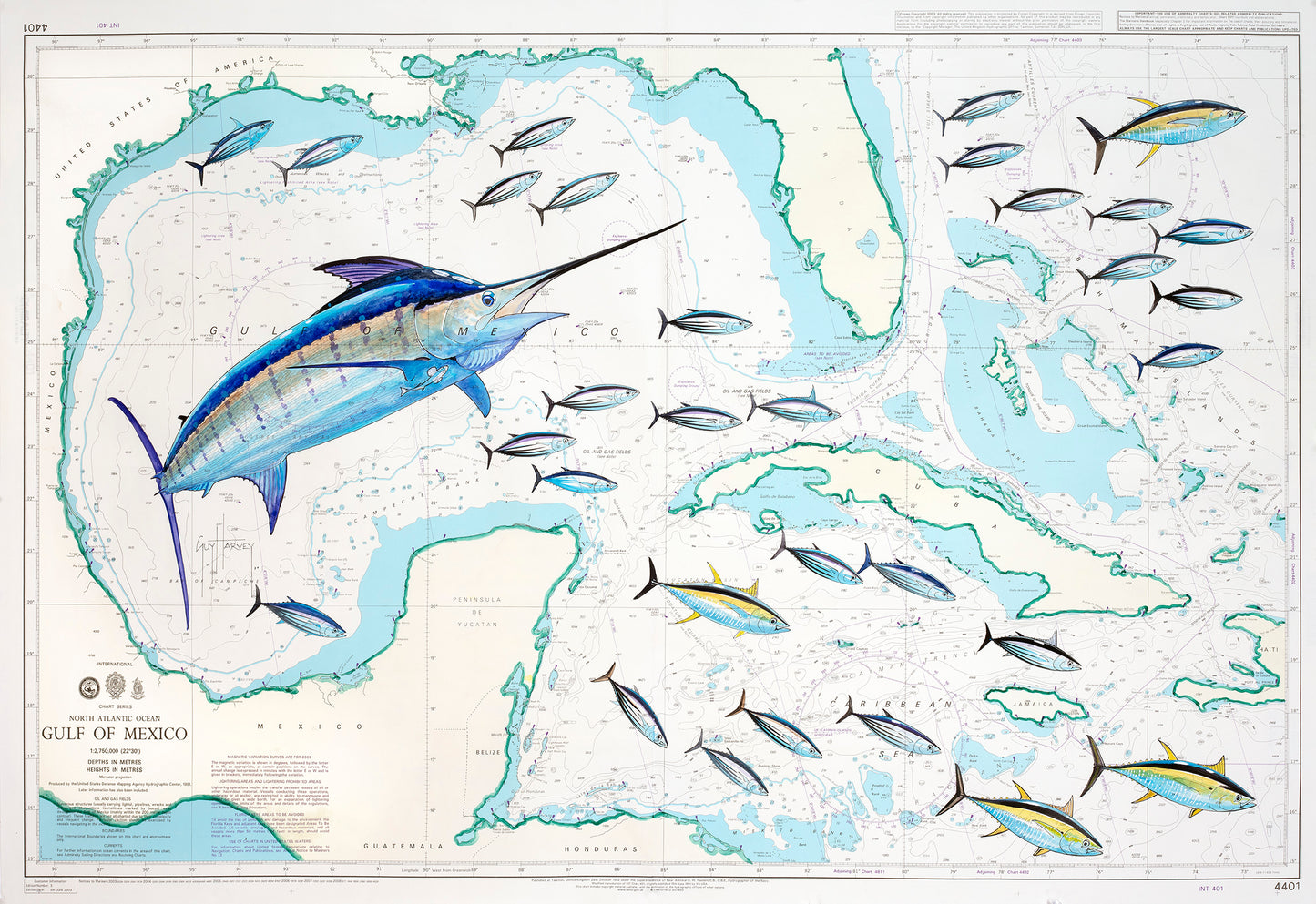 Gulf of Mexico Chart - Big Blue